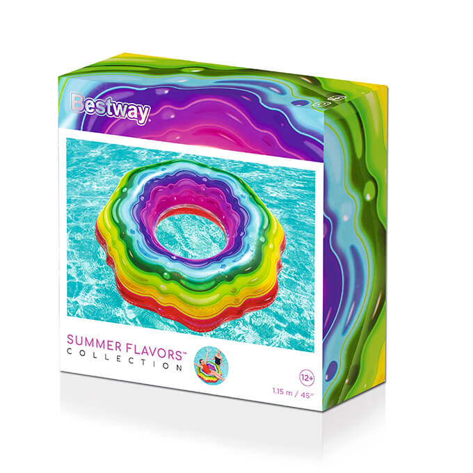 ห่วงยาง 45" BESTWAY Rainbow Ribbon tube
